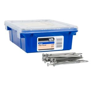 NZ Nails 90 x 3.55mm 2kg Flat Head Bright Steel Nails