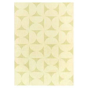 Loopsie-290cm X 200cm-frogmore Pistachio And Cream Geometric Washable Rug