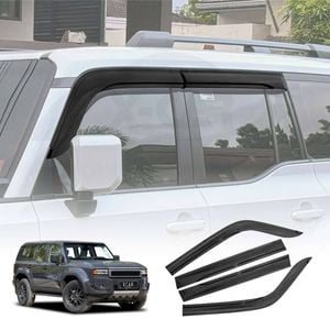 Weathershields for Toyota Prado 250 Series 2024-Onwards Weather Shields Wind Deflectors Sun Visor