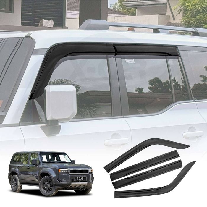 Weathershields for Toyota Prado 250 Series 2024-Onwards Weather Shields Wind Deflectors Sun Visor