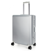 SUISSEWIN 24″ Aluminium Check-In Suitcase 70L SN7613B Silver