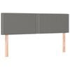 vidaXL Headboards Bedroom Furniture Wall Bed Header 2 pcs Dark Grey 72 cm Fabric