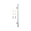 Rolltrak 600mm Stainless Steel Barn Door Round Single Pull Handle