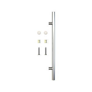 Rolltrak 600mm Stainless Steel Barn Door Round Single Pull Handle