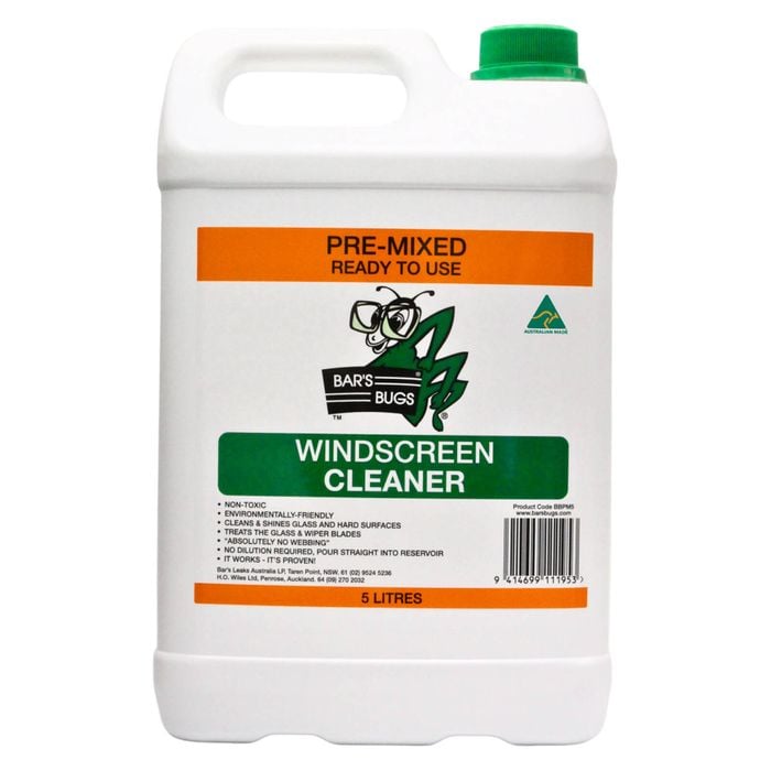 Bar's Bugs 5L Pre-Mix Windscreen Cleaner