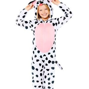 Spotty Kids Dalmatian Onesie Costume - 10-12