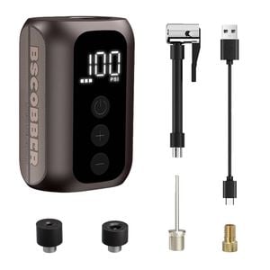 NNEOBA A5mini Portable Wireless Air Pump 100PSI Rechargeable Brown