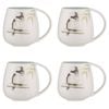 4PK Ashdene Bush Buddies Kookaburra Snuggle 500ml Mug - White