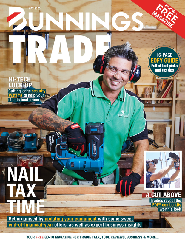 Trade magazine for AU May 2025 edition with front cover on show