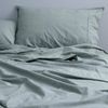 Canningvale Vintage Softwash Size King Single Sheet Set Forest Green Melange