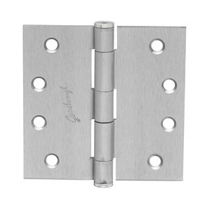 Gainsborough 100 x 100 Satin Chrome Broad Butt Loose Pin Hinge