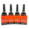 4-Pack SWAN Ignition Coil for Subaru Impreza WRX