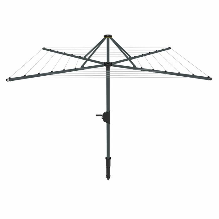 Daytek 38m MK2 Rotary Clothesline - Bedrock Grey
