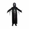 More Than Party Kids Zombie Grim Halloween Costume Glowing Skull Mask 10-12y