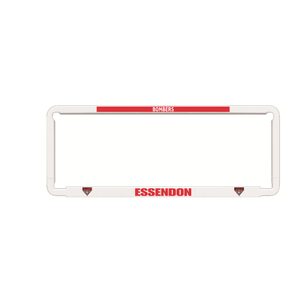 1x OFFICIAL AFL ESSENDON BOMBERS Car Number Plate Frame Cover Surround