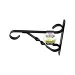 Jack 250mm Black Strap Wall Bracket