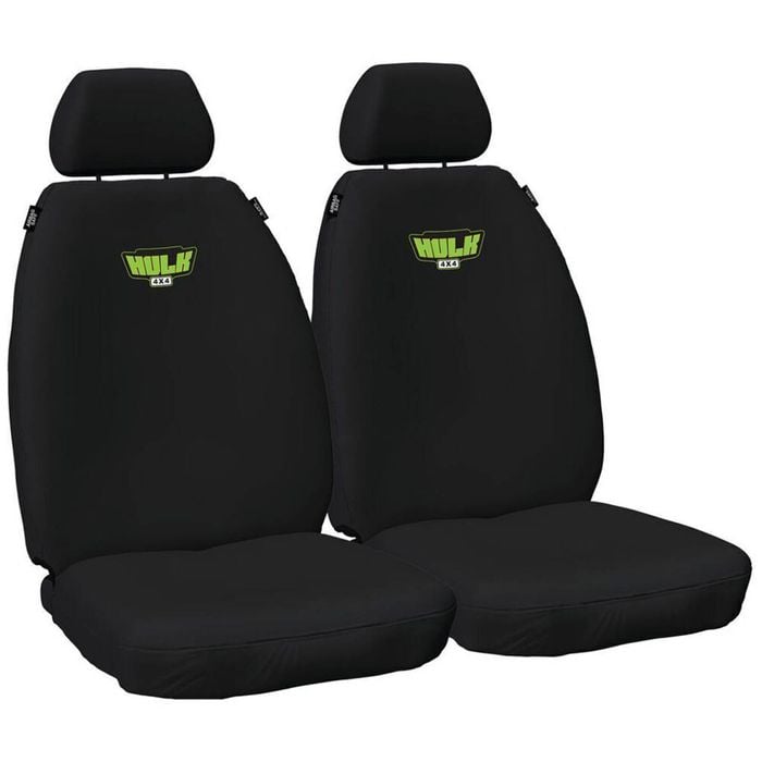 Hulk Ford Ranger T6.2 Next Gen 06/2022 HD Canvas Seat Covers Black