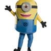 Minion Inflatable Halloween Costume Adult Despicable Me 4 Suit with Fan and Goggles View, ONE-SIZE