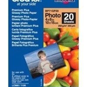 Brother 6x4 Premium Glossy Photo Paper – 20 Sheets, 260 GSM for High-Quality Prints