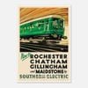Galrie Southern Railway Vintage Poster of Rochester, Chatham, Gillingham and Maidstone, Poster Only, 70 x 100cm (28 x 40inch)