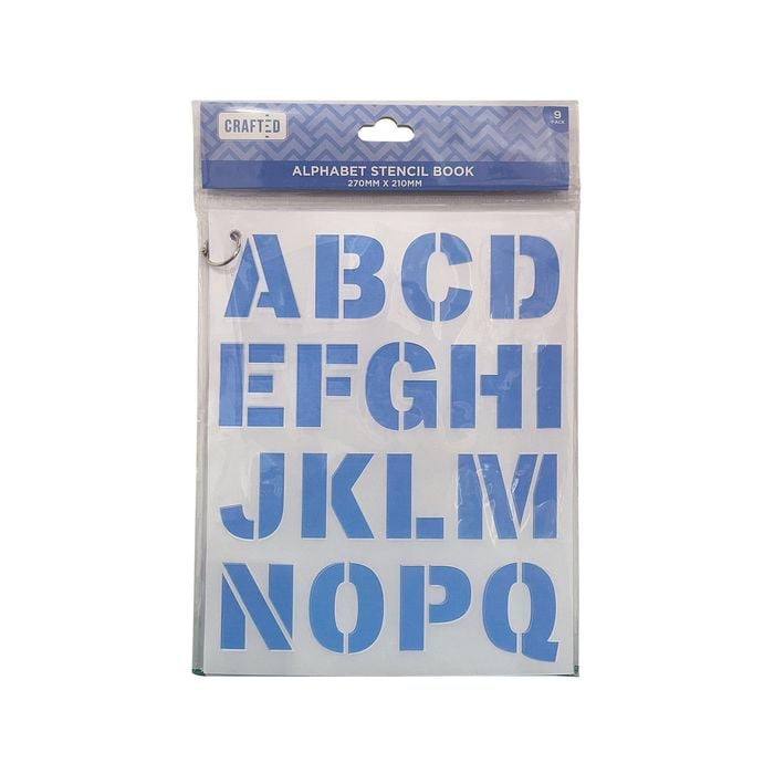 Crafted Alphabetic Stencil Book