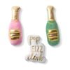 3pc Petshop By Fringe Studio Minis Champagne Plush Dog Toy Set Multicolour