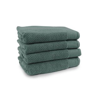 4pc Onkaparinga 69x140cm Cotton Avalon Bathroom Towels Set  550GSM Fir Green