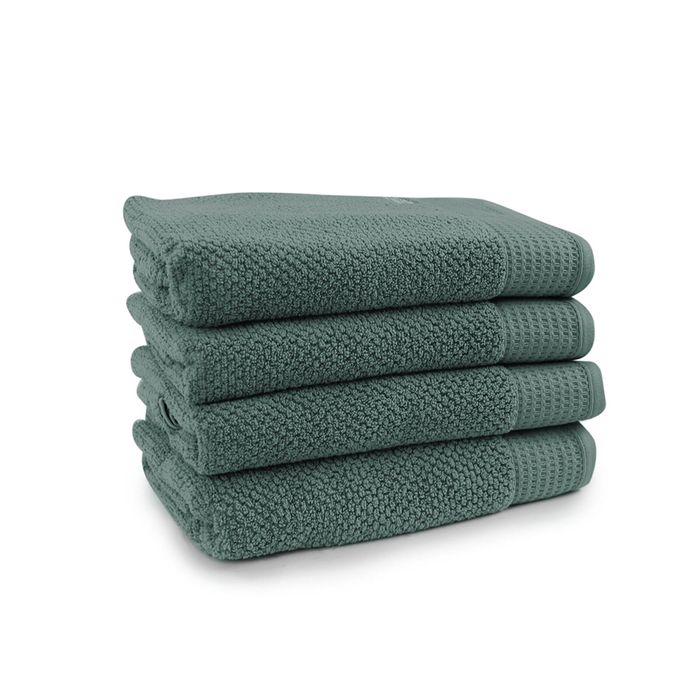 4pc Onkaparinga 69x140cm Cotton Avalon Bathroom Towels Set  550GSM Fir Green