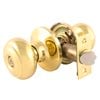 Gainsborough Polished Brass Edge Entrance Knobset