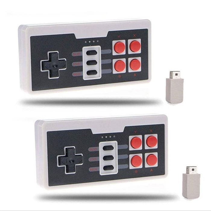 2 of 2.4G Wireless Controllers Gamepads Joypads for Nintendo Mini NES Classic SNES Mini Console