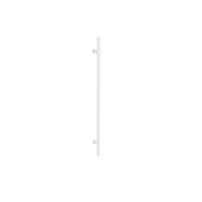 Zanda 900mm White Back To Back Round Profile Pull Handle 7092BBWHT