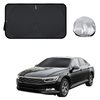 Front Windscreen Sun Shade for VolksWagen Passat 2015 - Current (B8) - Standard 150 x 85 cm - Black
