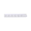 Click White 6 Outlet Powerboard