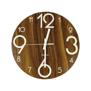 30cm Glow In Dark Non-ticking Wall Clock