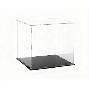 Artiss Clear Acrylic Display Case Dustproof Protection Box For Car Toys Collectibles 30CM