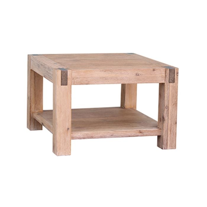 Lamp Table  Solid Acacia Wooden Frame Oak Color