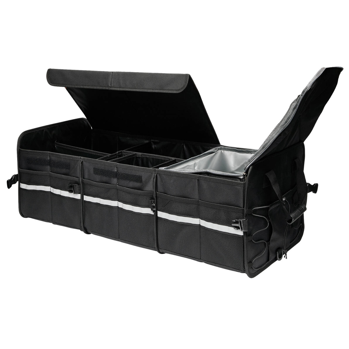 Auto 880 x 370 x 320mm Large Car Boot Organiser With Removable Cooler ...