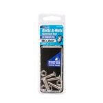 Zenith Bolt & Nut CSK M 6x 25mm SS316  4pk