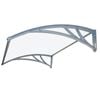Altamonte 1200 x 1000mm Clear Monaco Plastic Canopy With Brackets