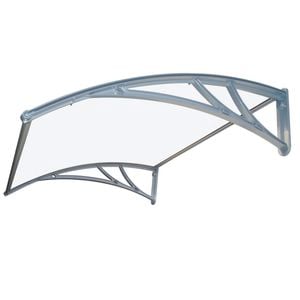 Altamonte 1200 x 1000mm Clear Monaco Plastic Canopy With Brackets