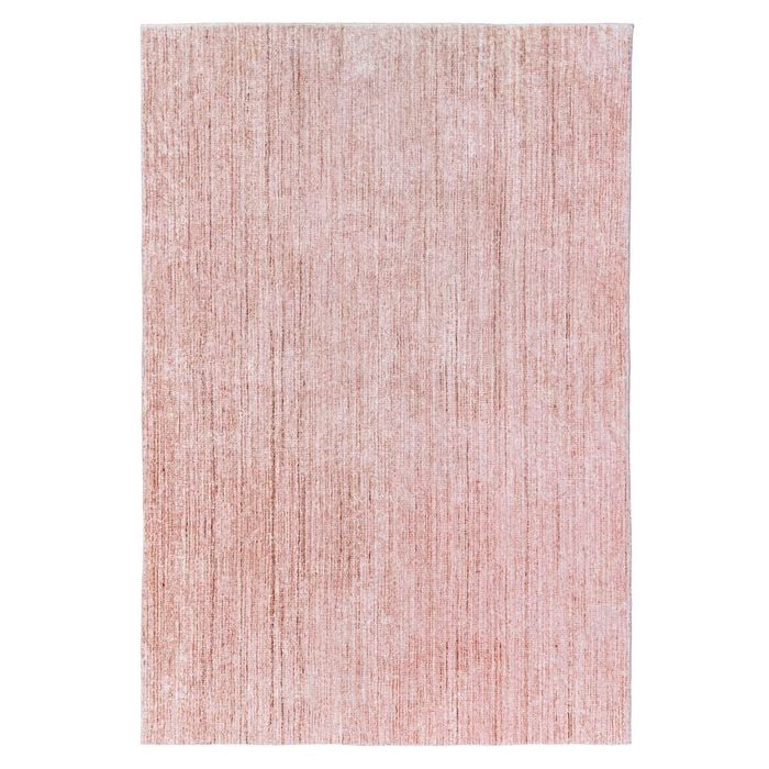 Loopsie-230cm X 160cm-ama Pink Distressed Washable Rug