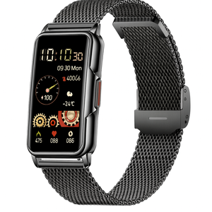 Smart Watch Full Touch Bluetooth Call IP67 Fitness Tracker mesh belt