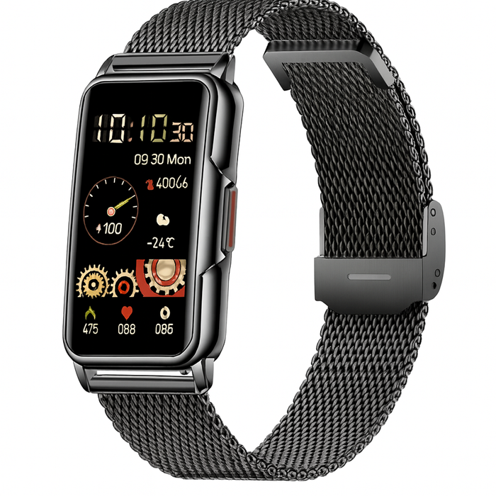 Smart Watch Full Touch Bluetooth Call IP67 Fitness Tracker mesh belt