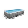 Bestway 4.88m x 2.44m x 1.22m Power Steel Rectangular Above Ground Pool Set