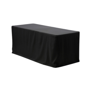 Just Party Linen Black Fitted Rectangular Tablecloth (1.2m)