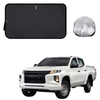 Front Windscreen Sun Shade for Mitsubishi Triton Single Cab 2015 - 2023 (MQ MR) - Standard 150 x 85 cm - Black