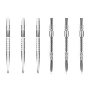 2x 3pc Target Swiss Firepoint Dart Point Replacement Spare Tip 26mm Silver