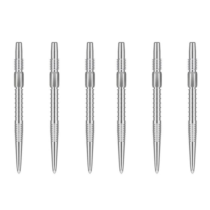 2x 3pc Target Swiss Firepoint Dart Point Replacement Spare Tip 26mm Silver