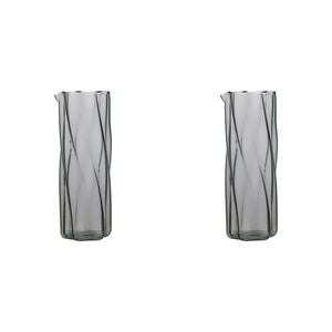2PK Ecology Borosilicate Glass Aurora Carafe 1.5L/27cm Smoke