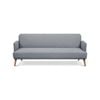 Brianna 3 Seater Sofa Bed Fabric Uplholstered Lounge Couch - Light Grey